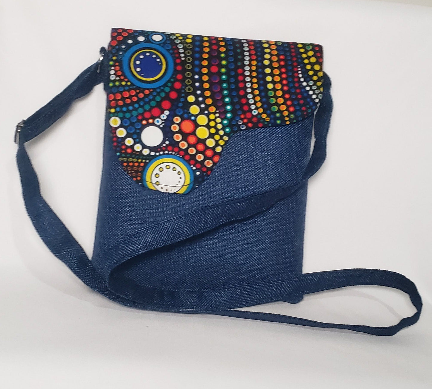 Africa Handmade Kitenge, Ankara Fabric shoulder Bag, Sling Bag