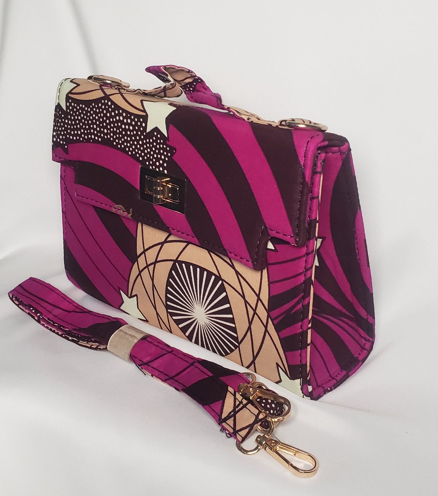 African Print Ankara Cross-body Handbag/Purse