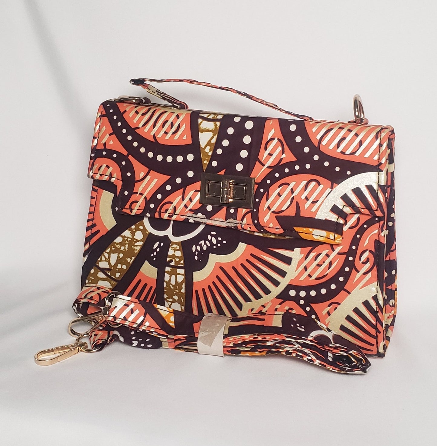 African Print Ankara Cross-body Handbag/Purse