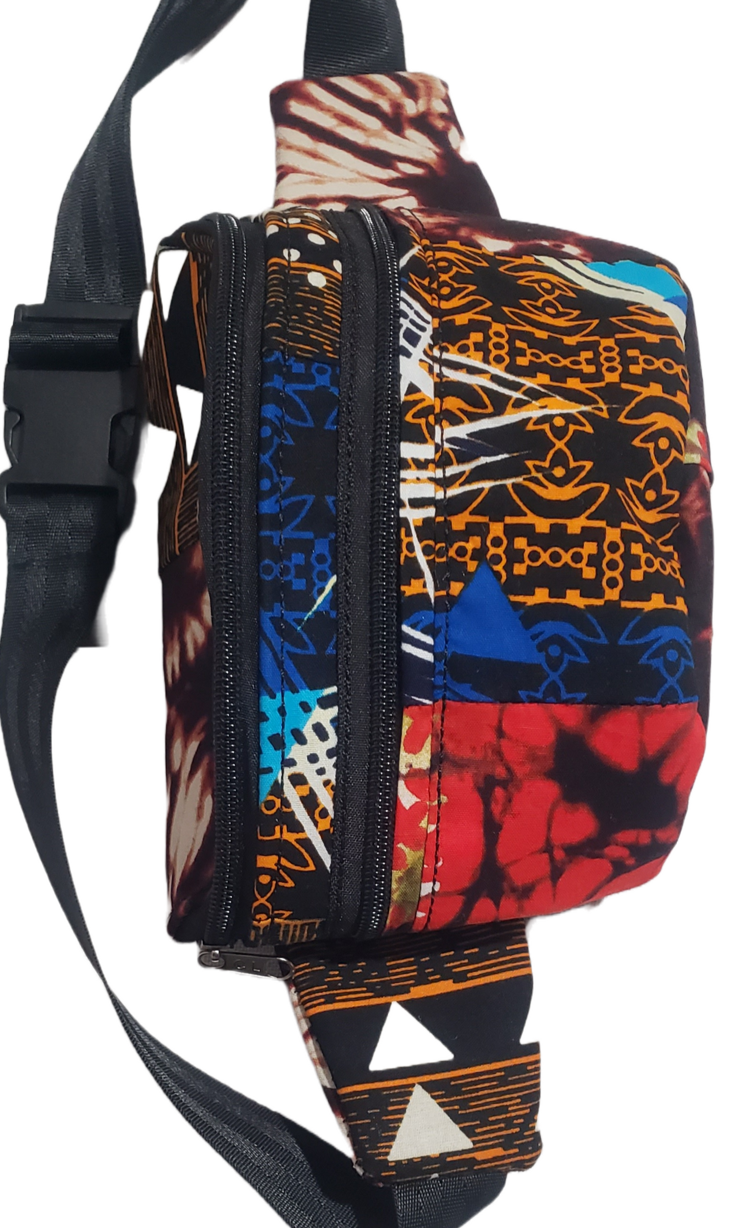 African Print Fanny Pack + Waist Bag