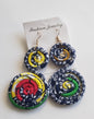 Kitenge African Fabric Earrings