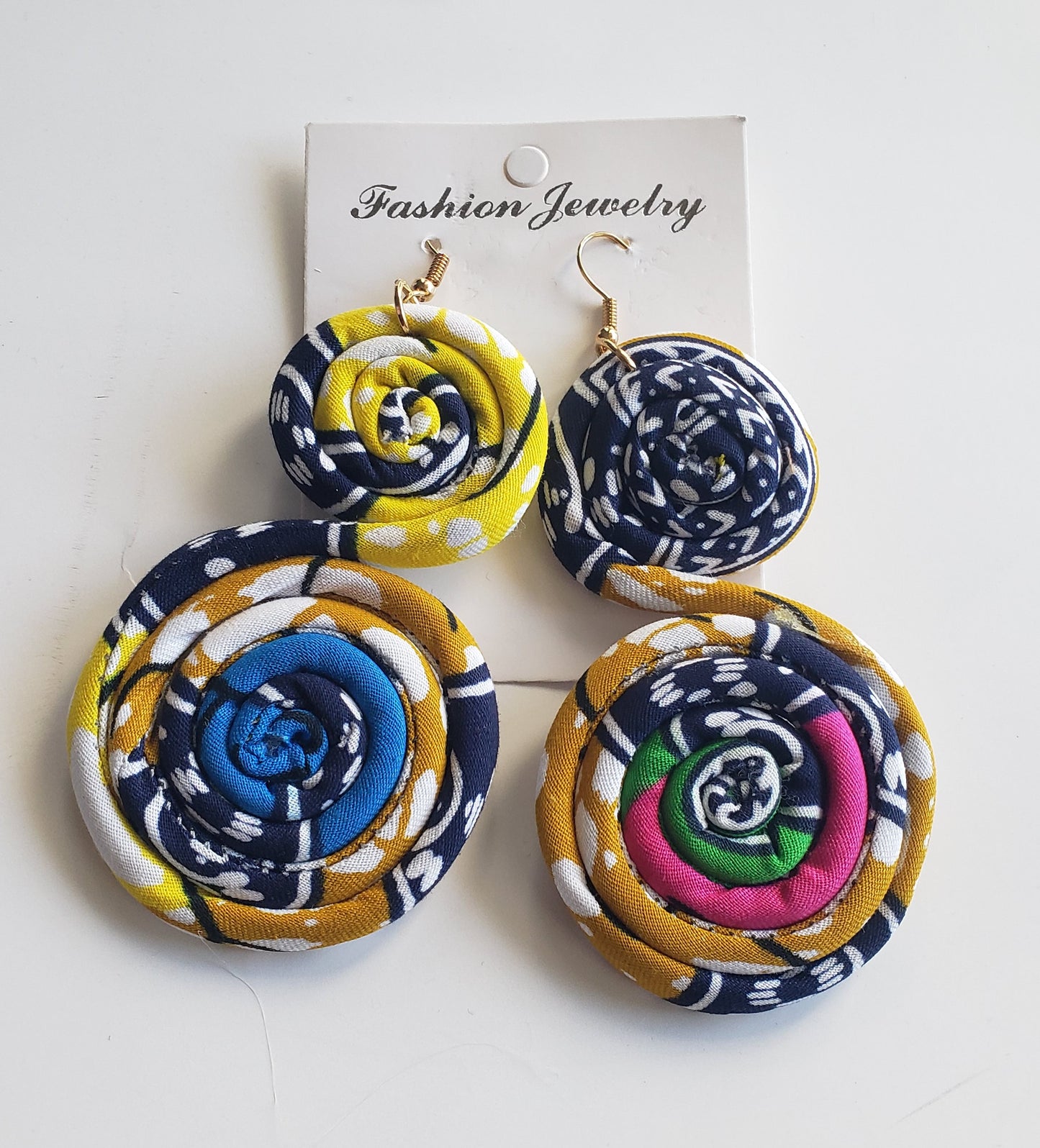 Kitenge African Fabric Earrings