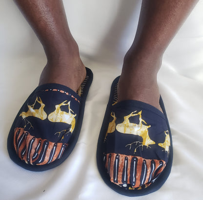 Assorted Kitenge House Slippers - Unisex