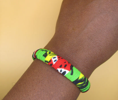 Cuff Bracelets -Ankara Fabric African Fabric Barcelet