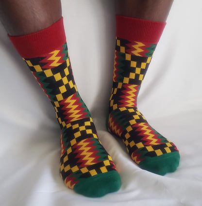 African Print Socks - Unisex