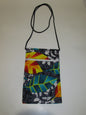 Kitenge crossbody Bag, Cell Phone Pouch Bag, Small Travel Bag, Small cell phone Crossbody Bag