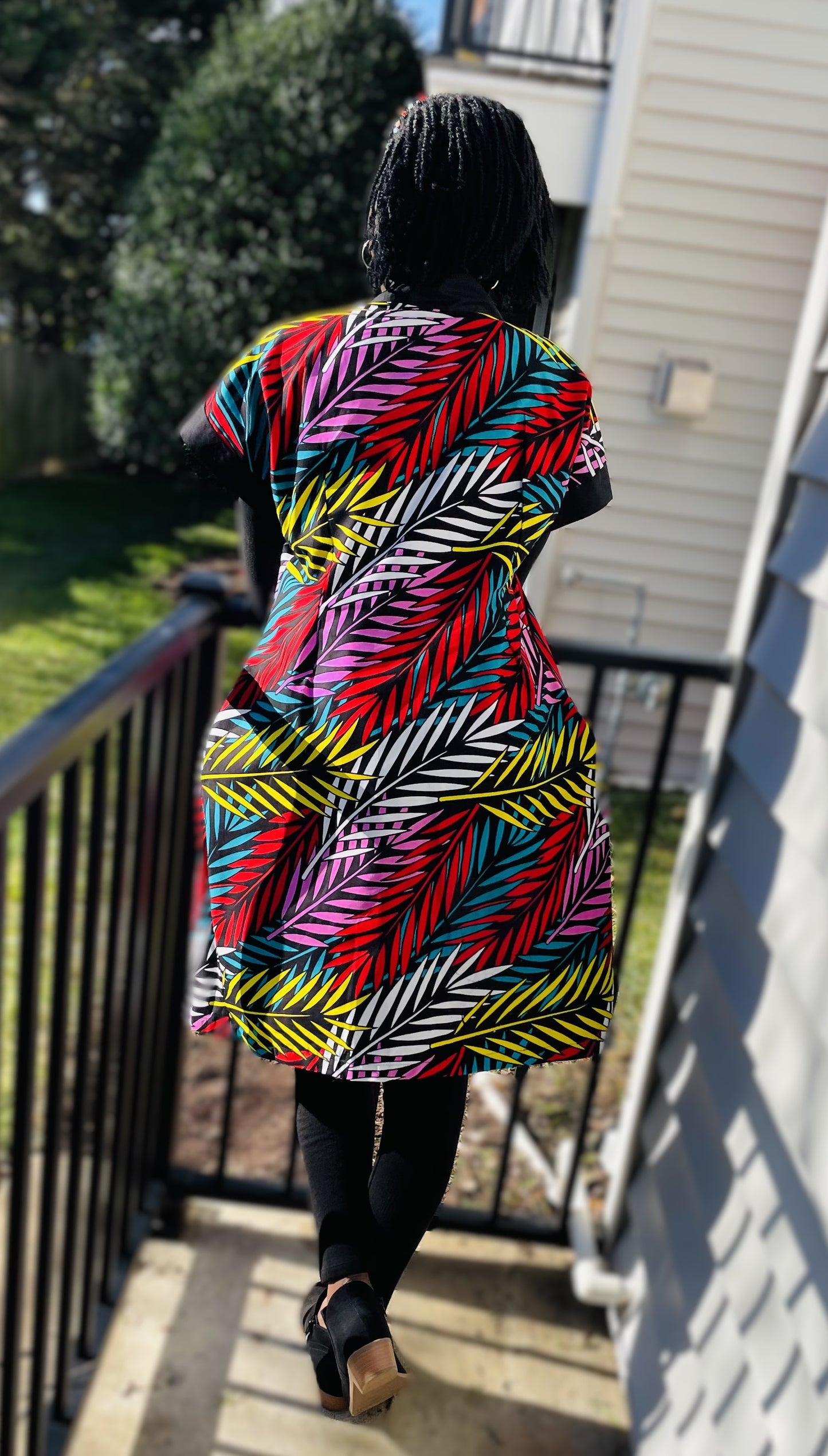 African Kitenge Kimono Robe