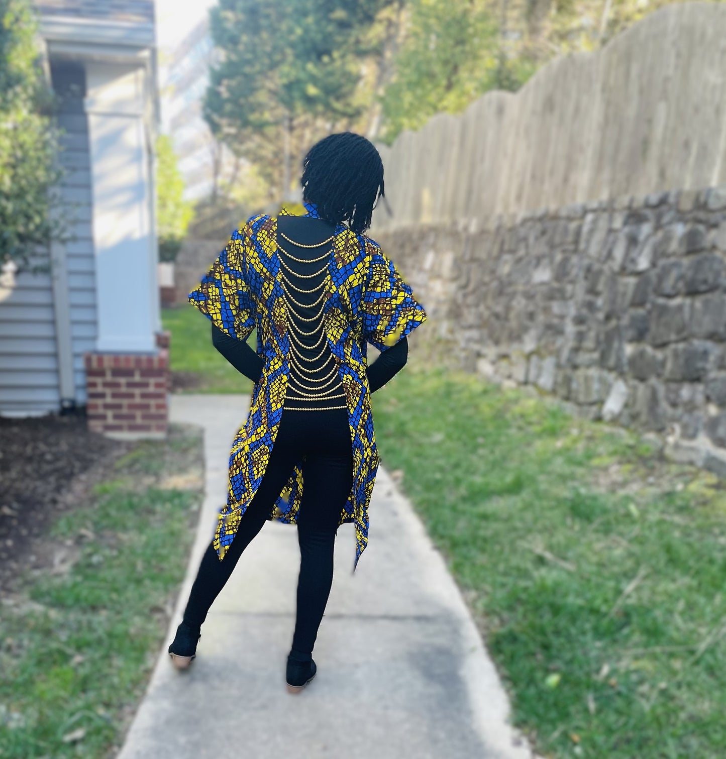 African Kitenge Kimono Robe