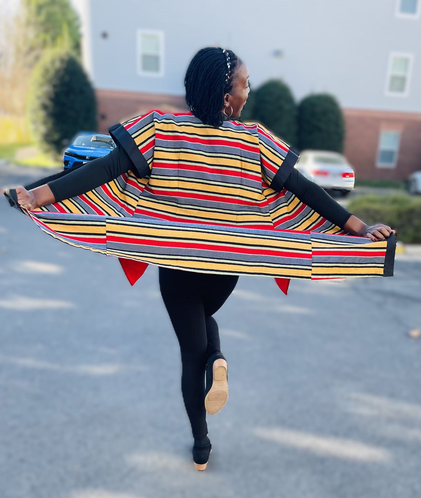 African Kitenge Kimono Robe