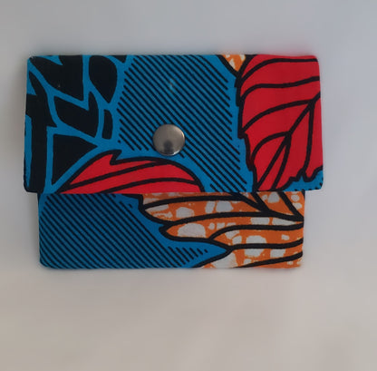 Business Card Holder Wallet- African Print/Kitenge