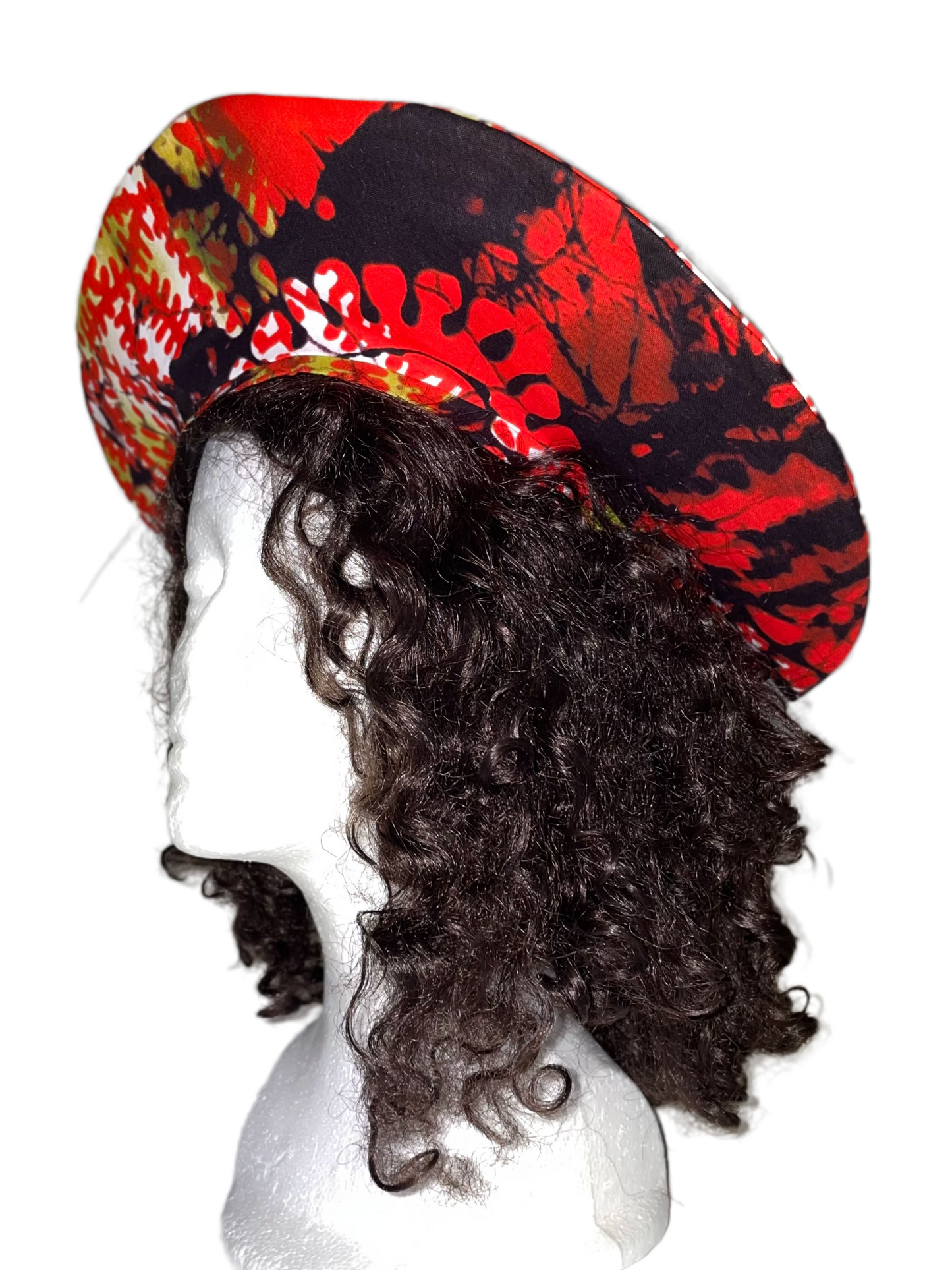 African Print Beret