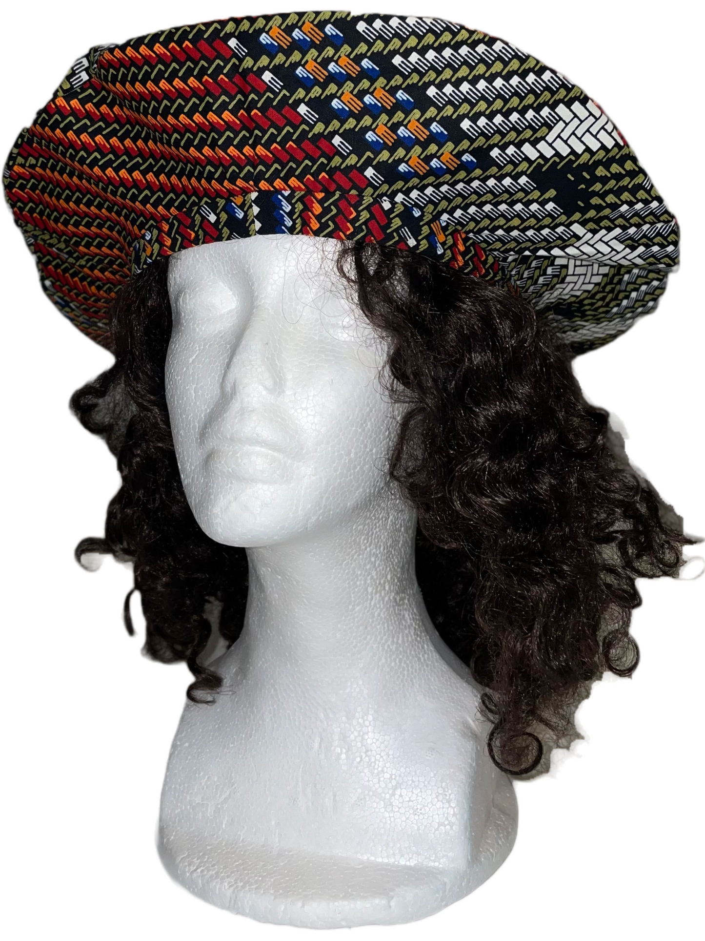 African Print Beret