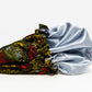 Double-layered African Print and Satin Bonnets