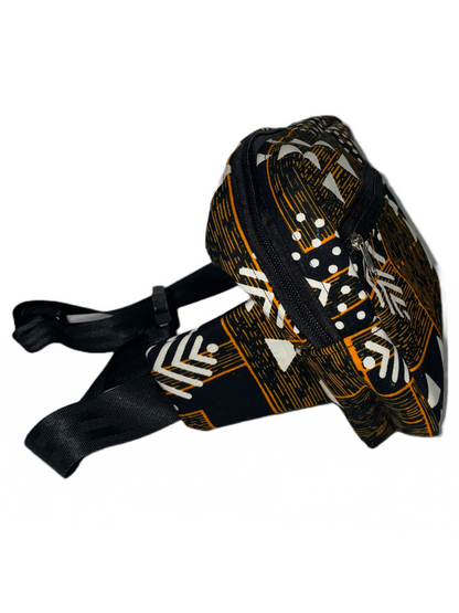 African Print Fanny Pack + Waist Bag