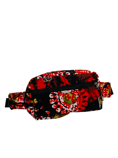 African Print Fanny Pack + Waist Bag