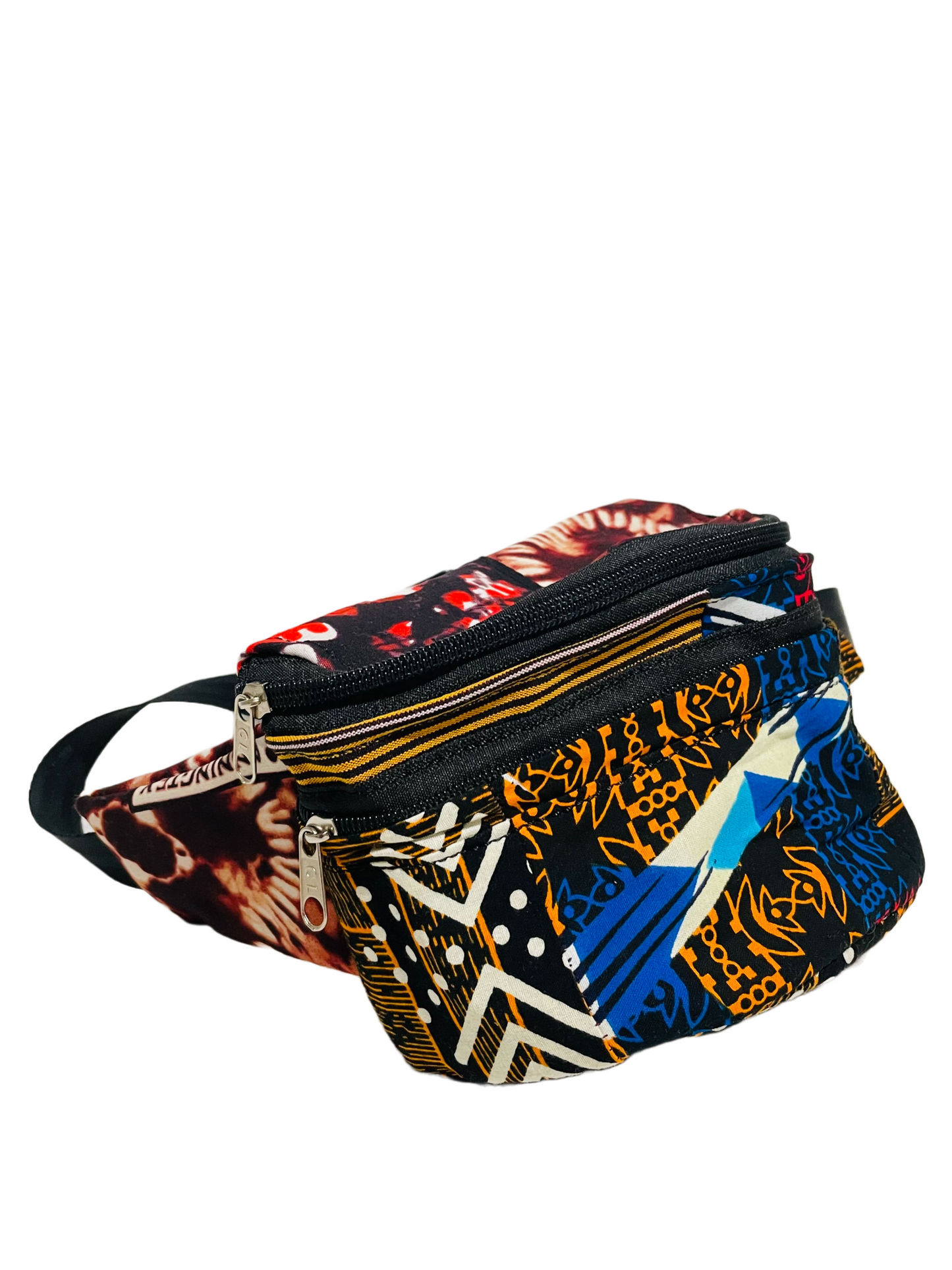 African Print Fanny Pack + Waist Bag