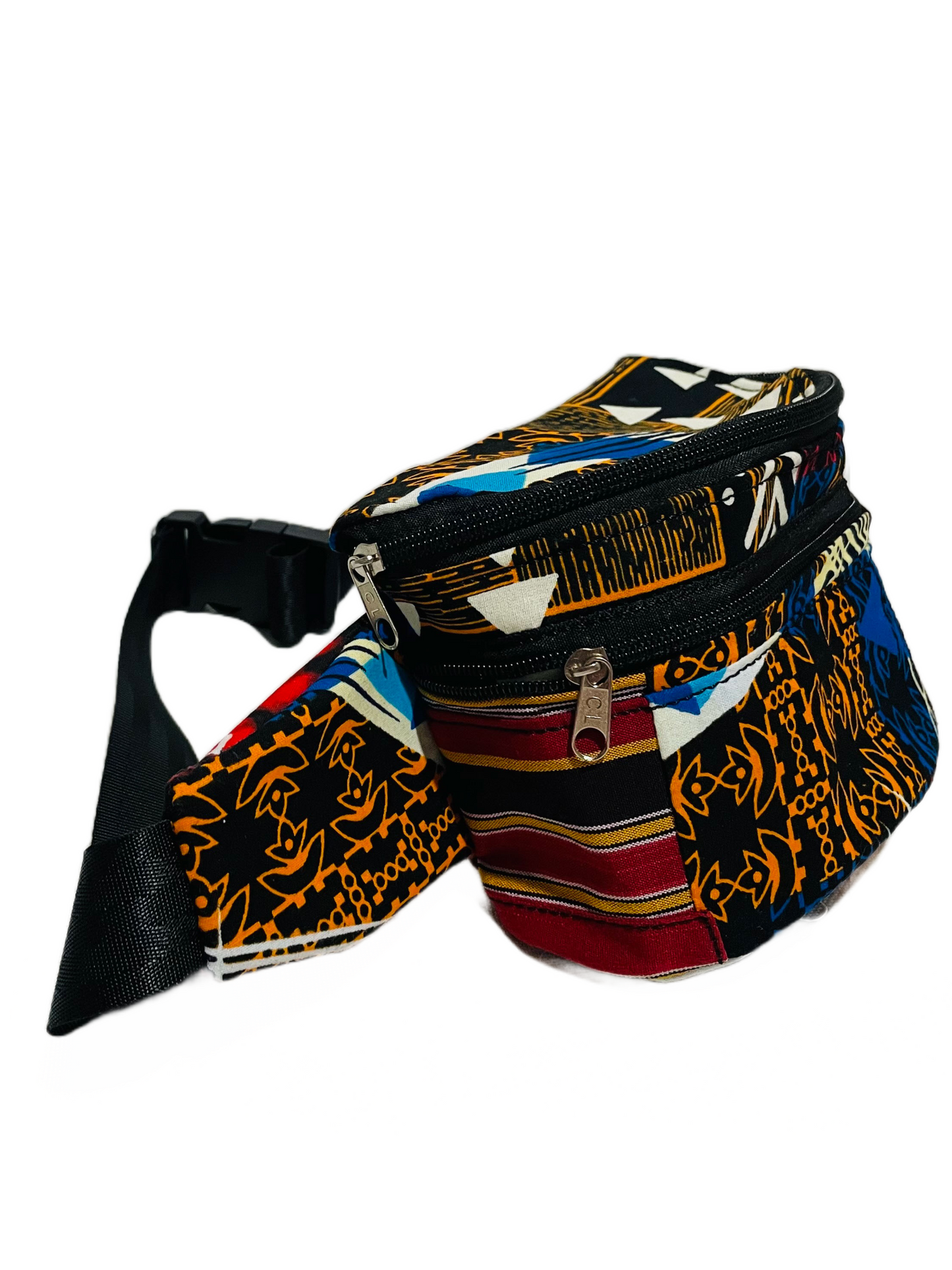 African Print Fanny Pack + Waist Bag