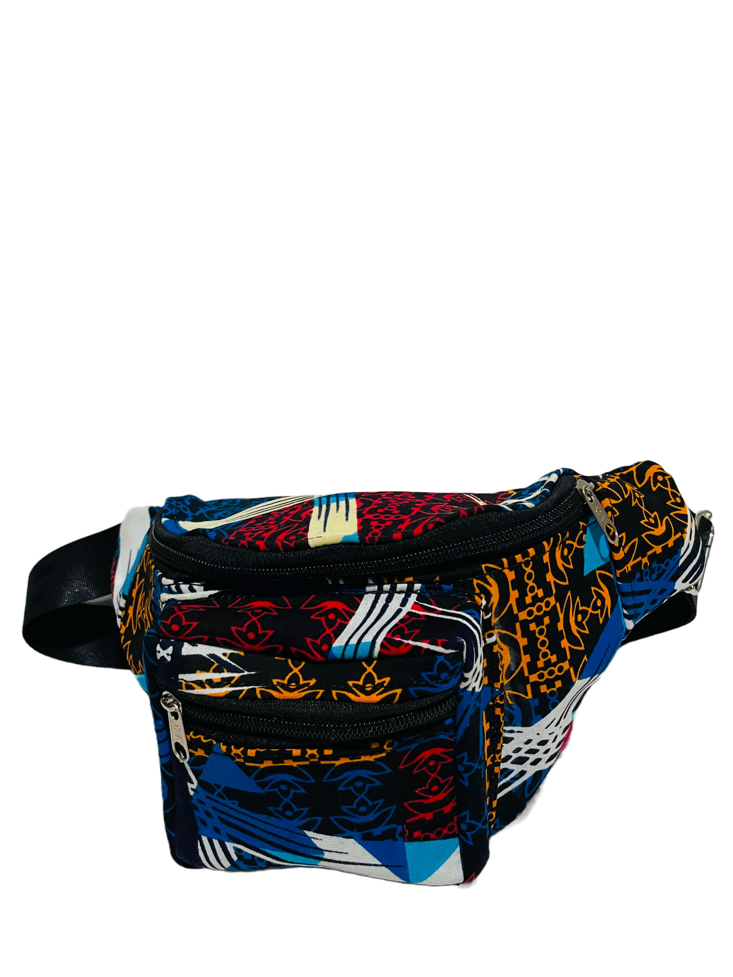 African Print Fanny Pack + Waist Bag