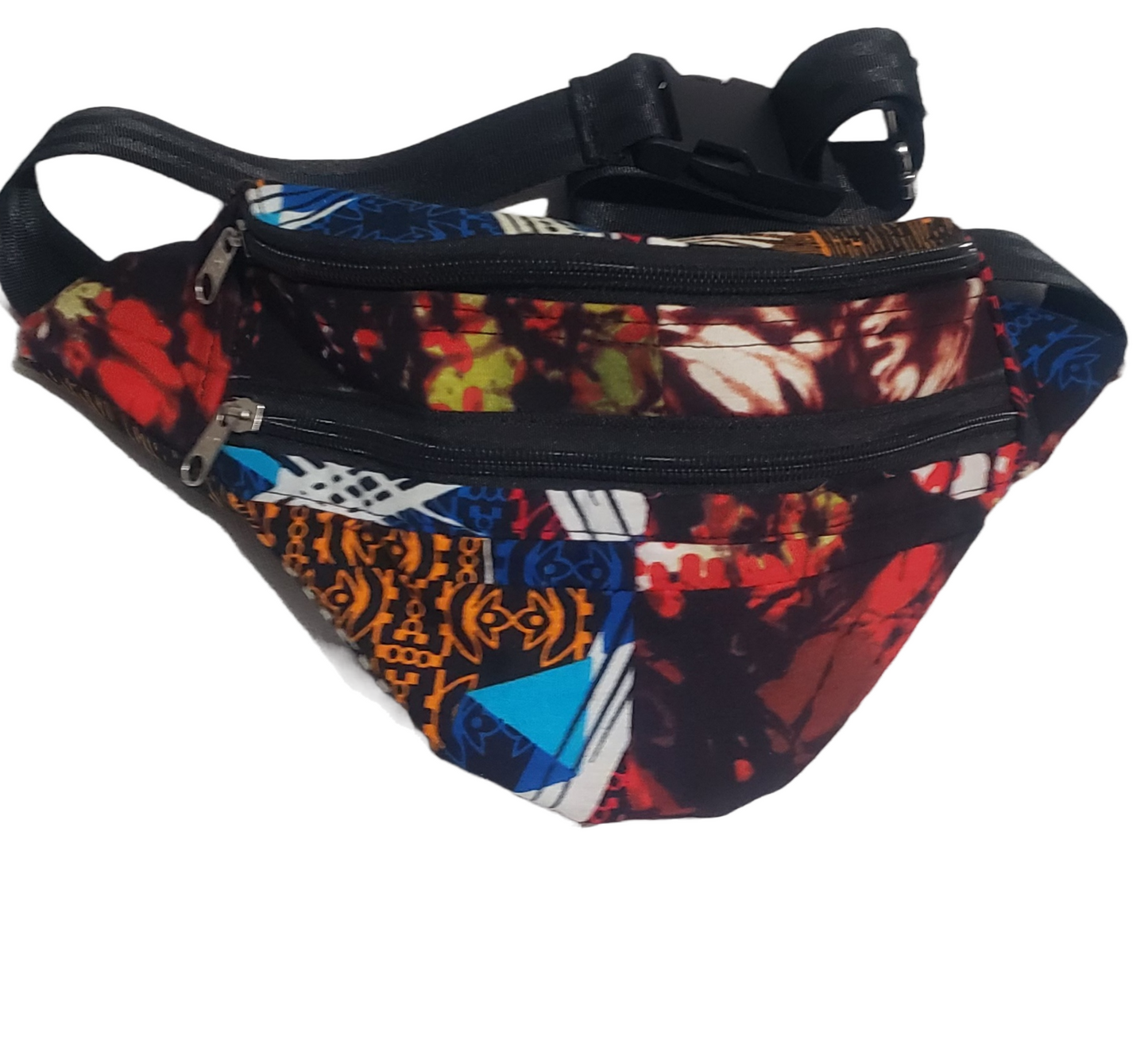 African Print Fanny Pack + Waist Bag