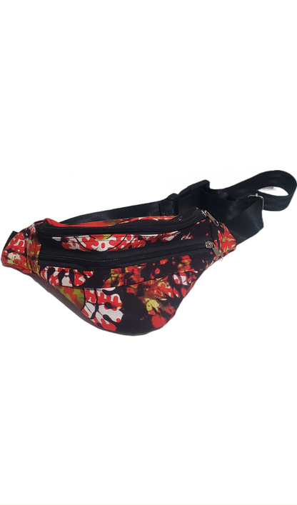 African Print Fanny Pack + Waist Bag